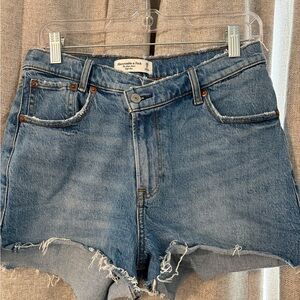 Abercrombie & Fitch Curve Love: The Mom Short (high rise)